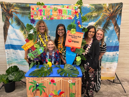 Staff at The Woodlands Chamber Volunteer Luncheon 