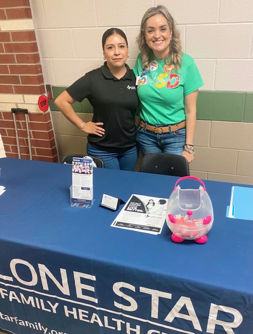 LSFHC Staff and Board Member at an event