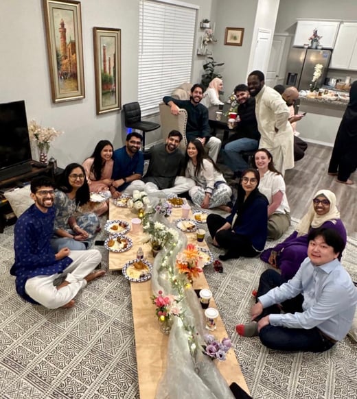 Conroe Family Medicine Residents During An Evening Out