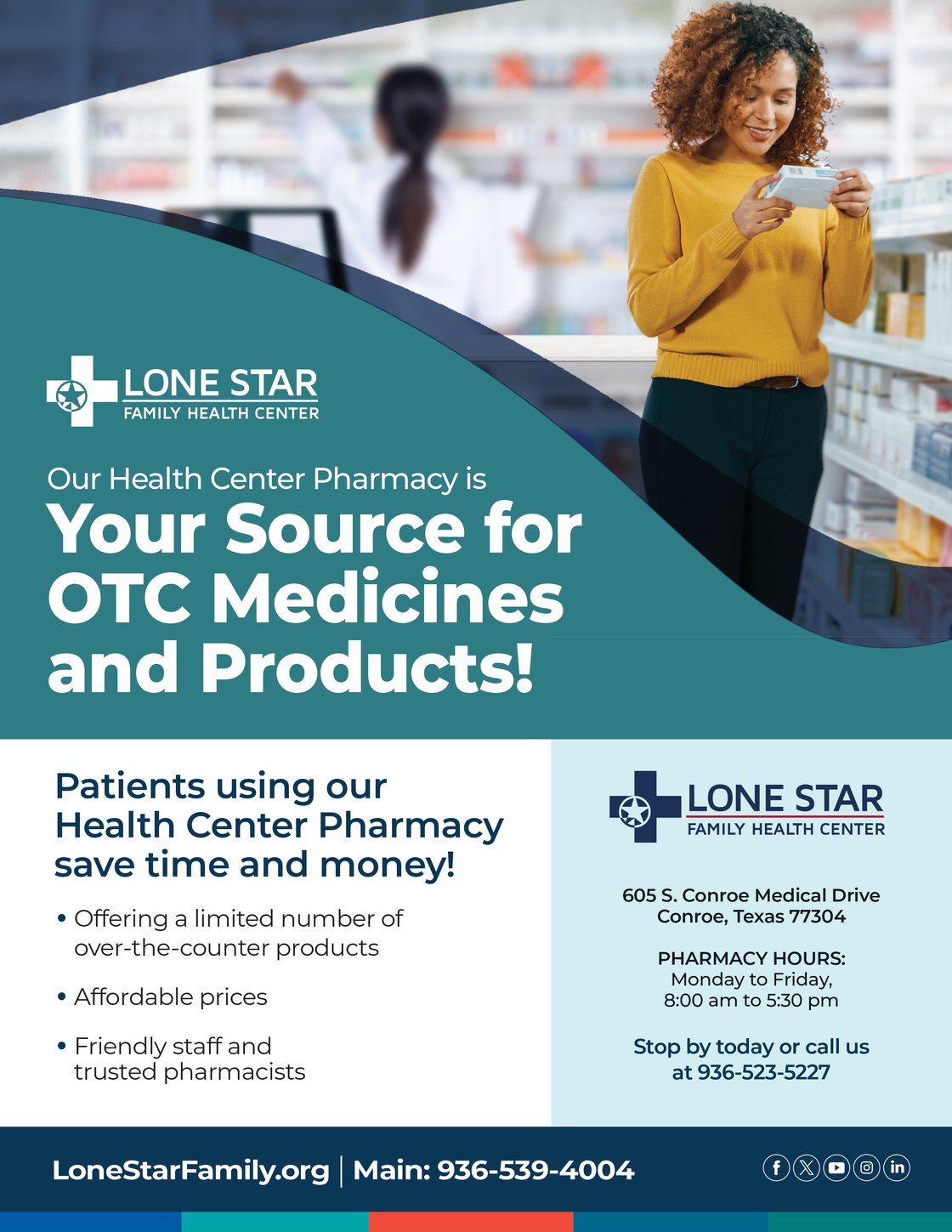 Health Center Pharmacy Over-the-Counter Flyer